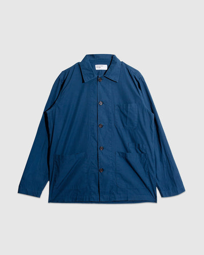 Bakers Overshirt Organic Fine Poplin - Navy