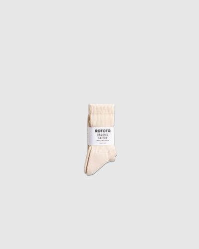 Organic Daily 3 Pack Socks - Ecru