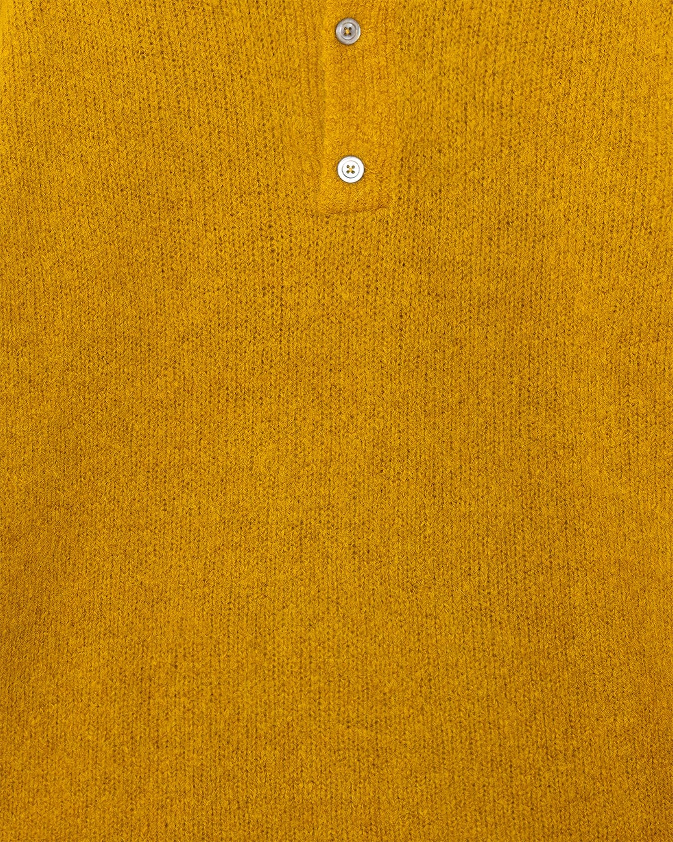 Rasmus Relaxed Brushed Polo Warm Yellow