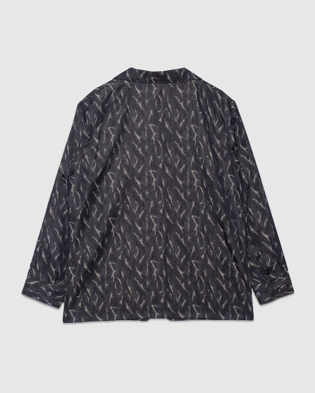 Deer Horn Camo Jacquard Pen Jacket - Olive