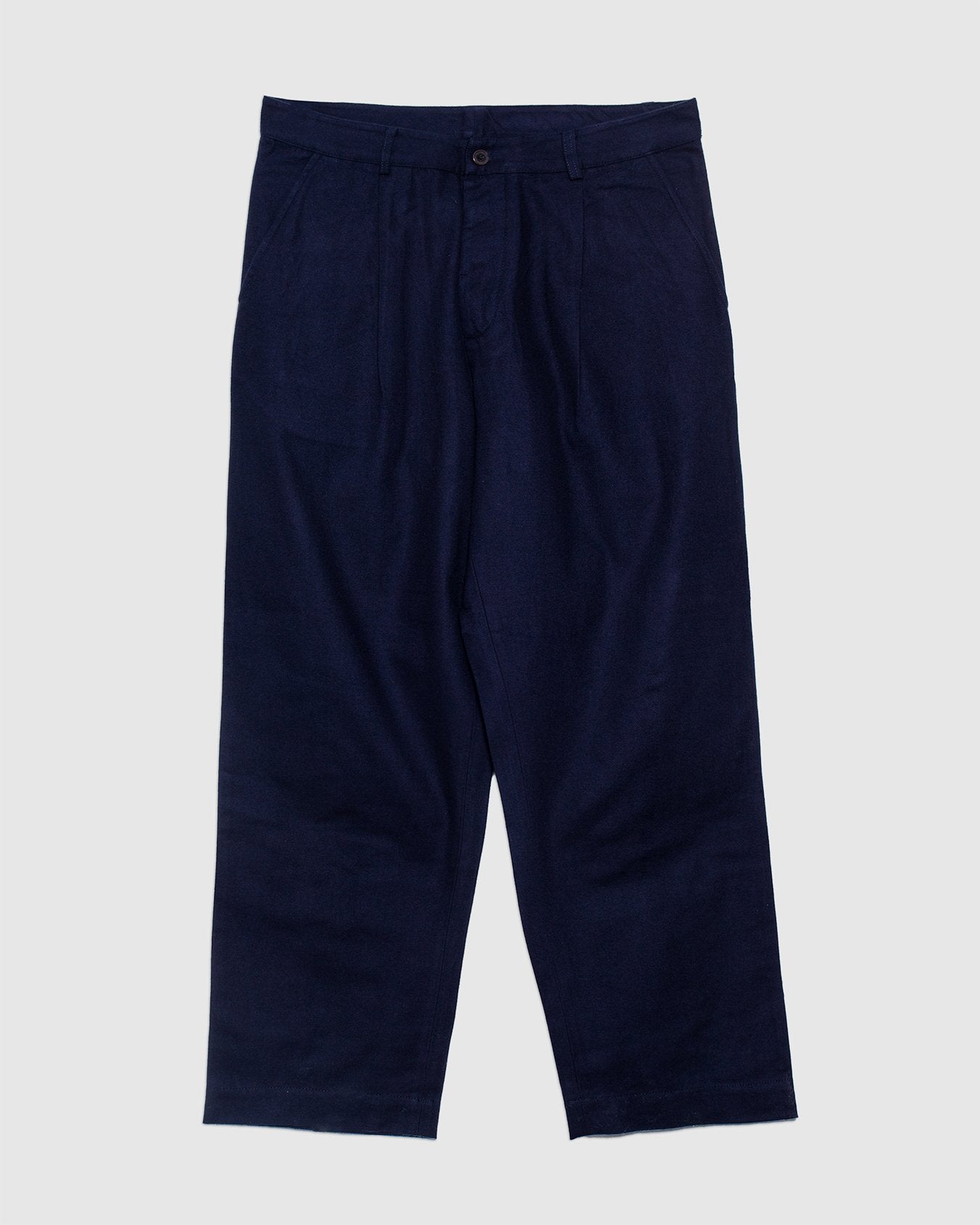 Duke Pant Navy Brushed Moleskin