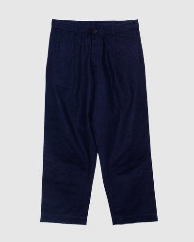 Duke Pant Navy Brushed Moleskin