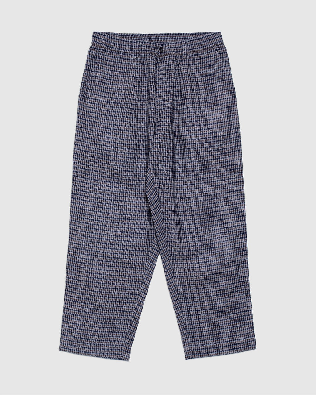 Oxford Pant Charcoal Houndstooth Wool Mix