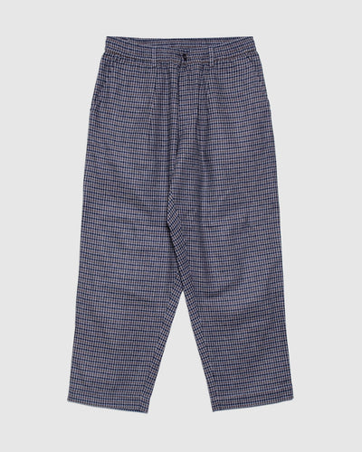 Oxford Pant Charcoal Houndstooth Wool Mix