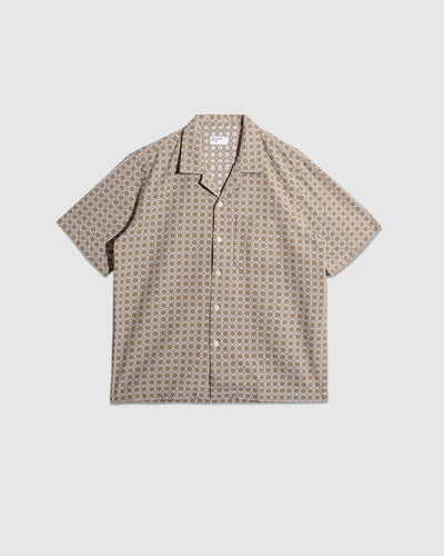 Road Shirt Rhodes Cotton - Sand/White