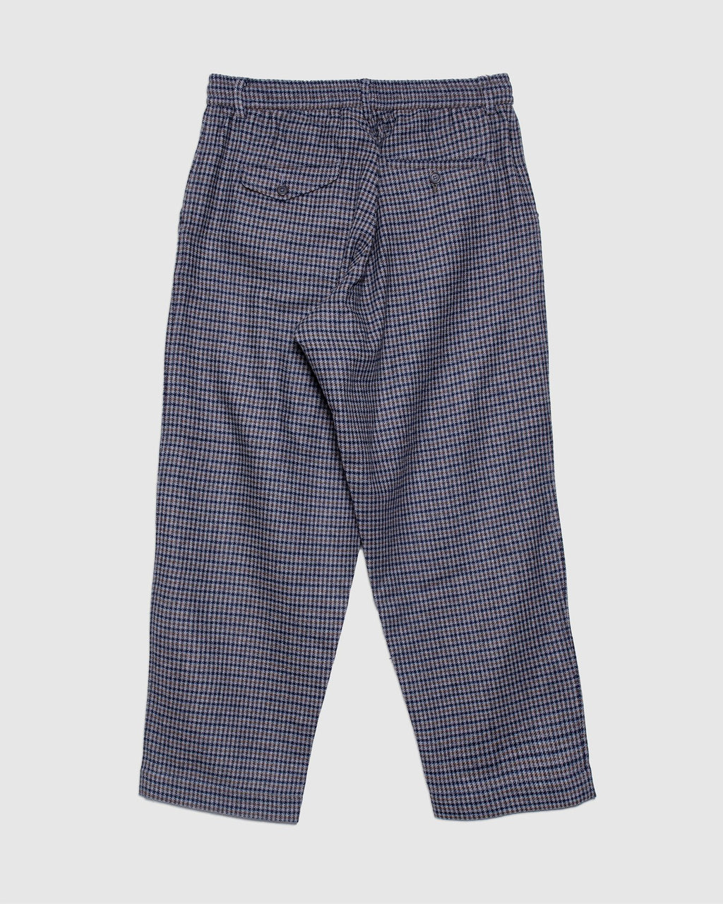 Oxford Pant Charcoal Houndstooth Wool Mix