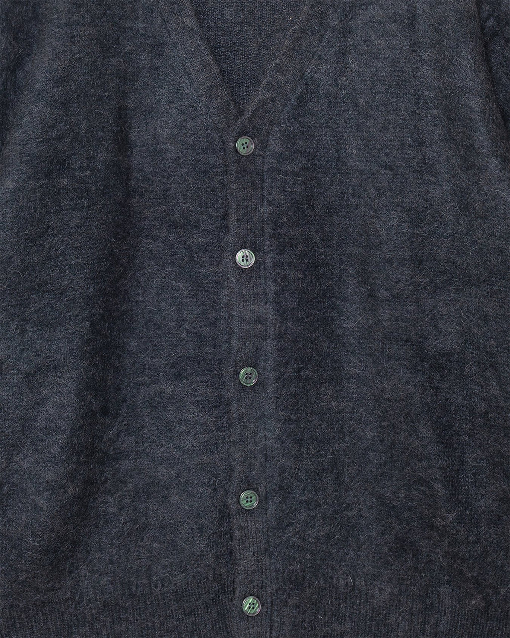 Mohair Cardigan Charcoal