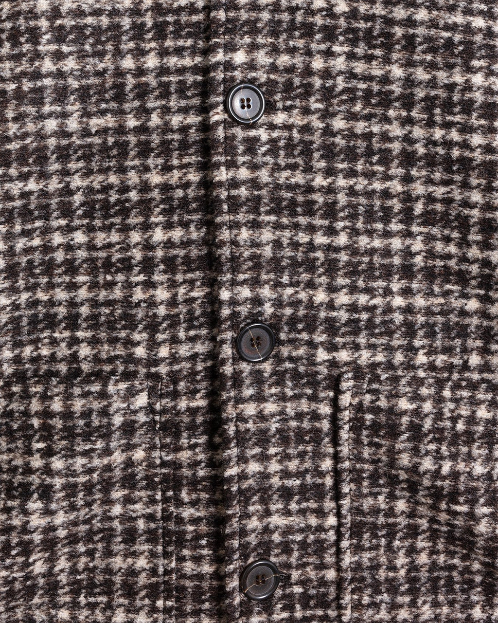 Rams Jacket Jacquard Knit Brown