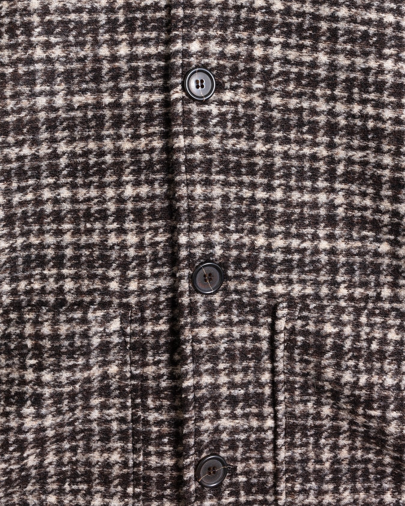 Rams Jacket Jacquard Knit Brown