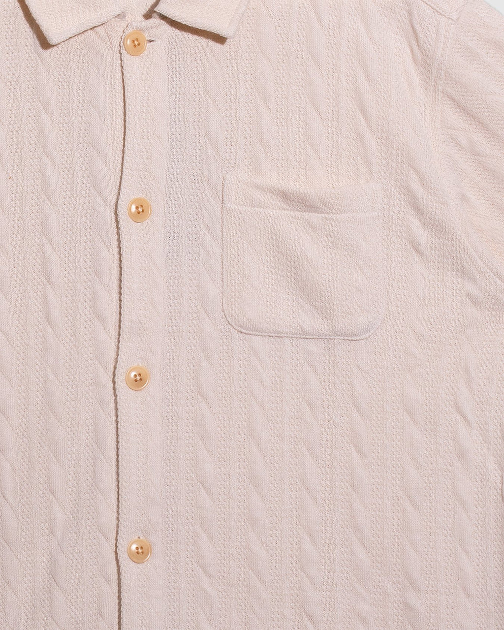Ashby Jersey Shirt Weaver Cream