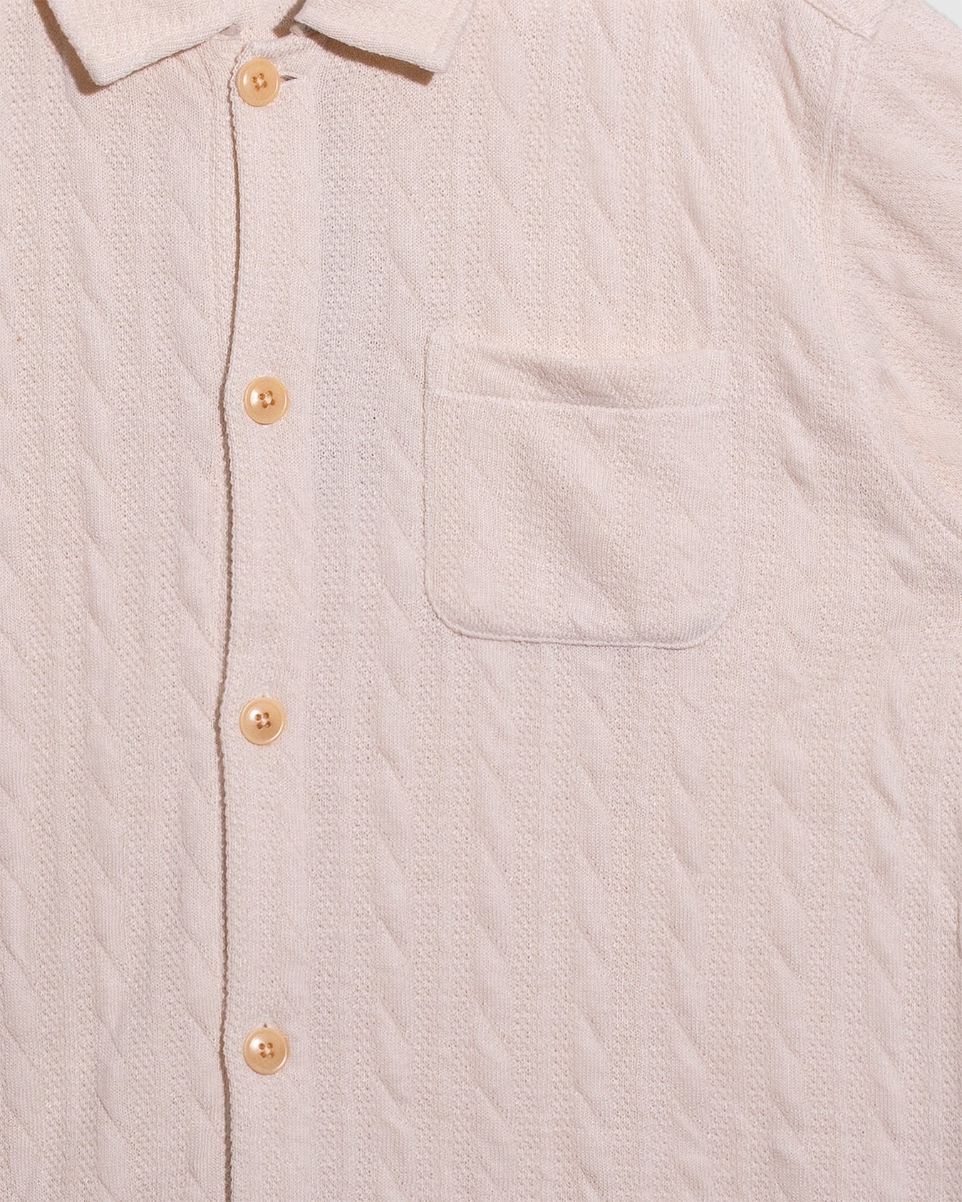 Ashby Jersey Shirt Weaver Cream