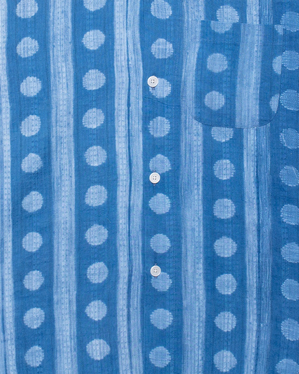 Ronen Shirt Shibori 15 Light Indigo