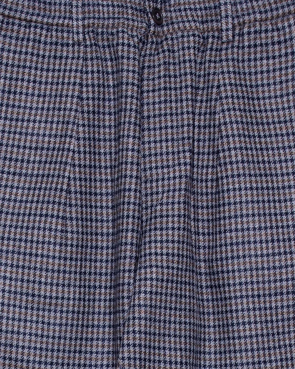 Oxford Pant Charcoal Houndstooth Wool Mix