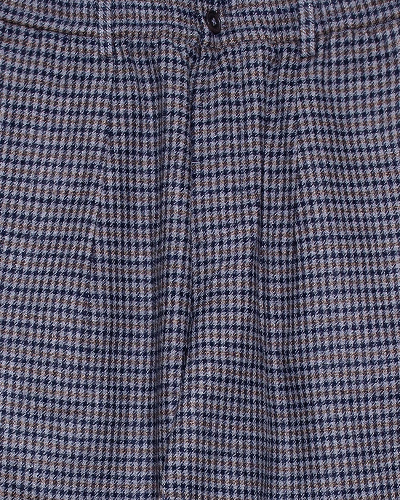 Oxford Pant Charcoal Houndstooth Wool Mix