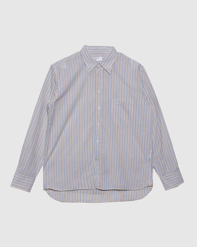 Lazy Day Shirt Ecru Pop Stripe