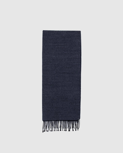 Double Sided Scarf - Navy/Mid Grey