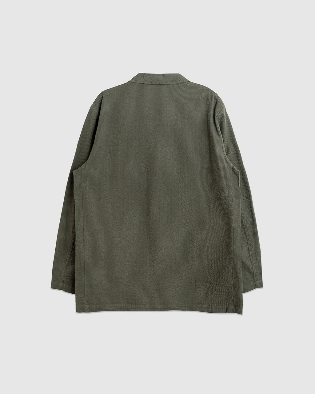 Three Button Jacket Merida Seersucker Olive