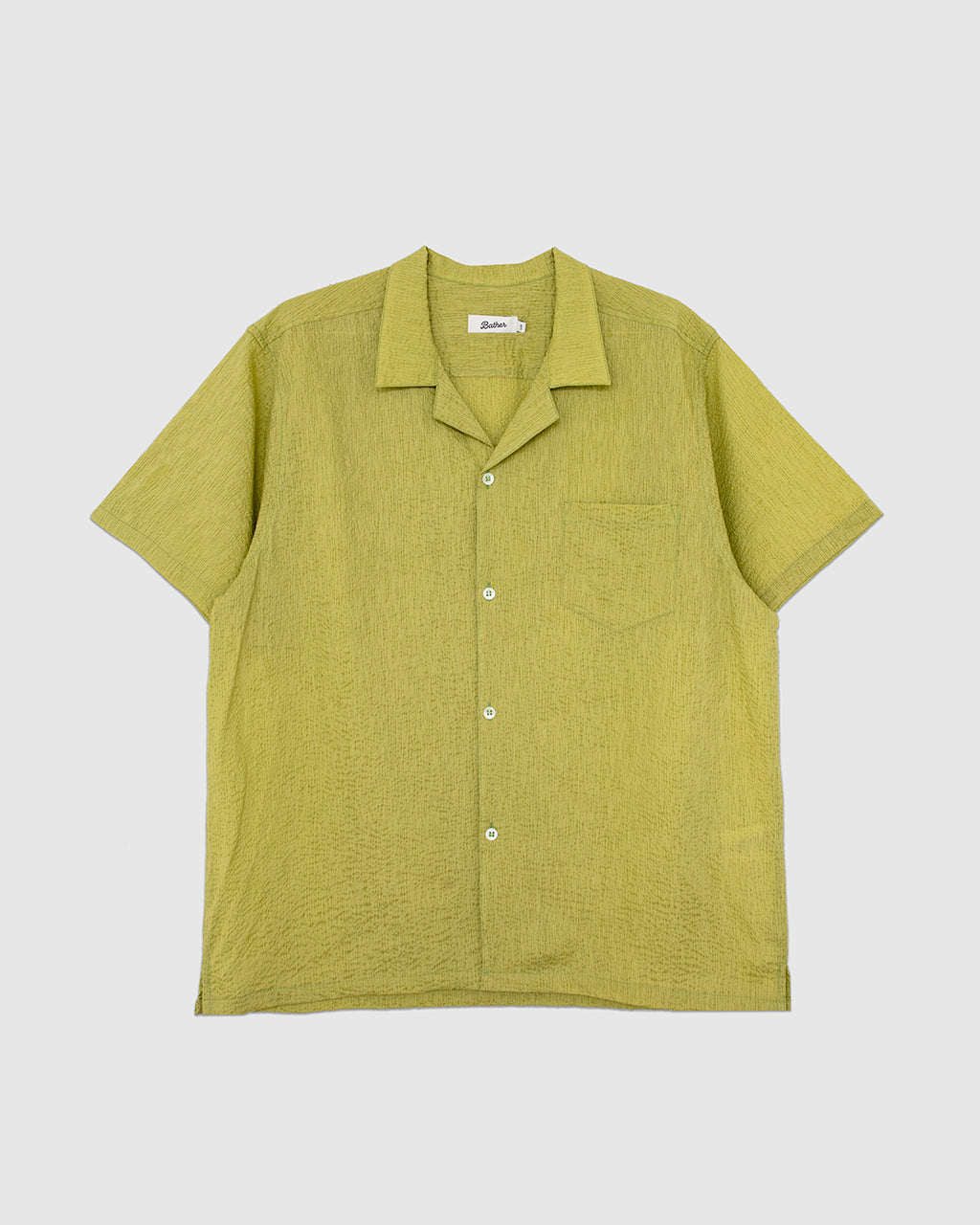 Pear Ripple Camp Shirt Green
