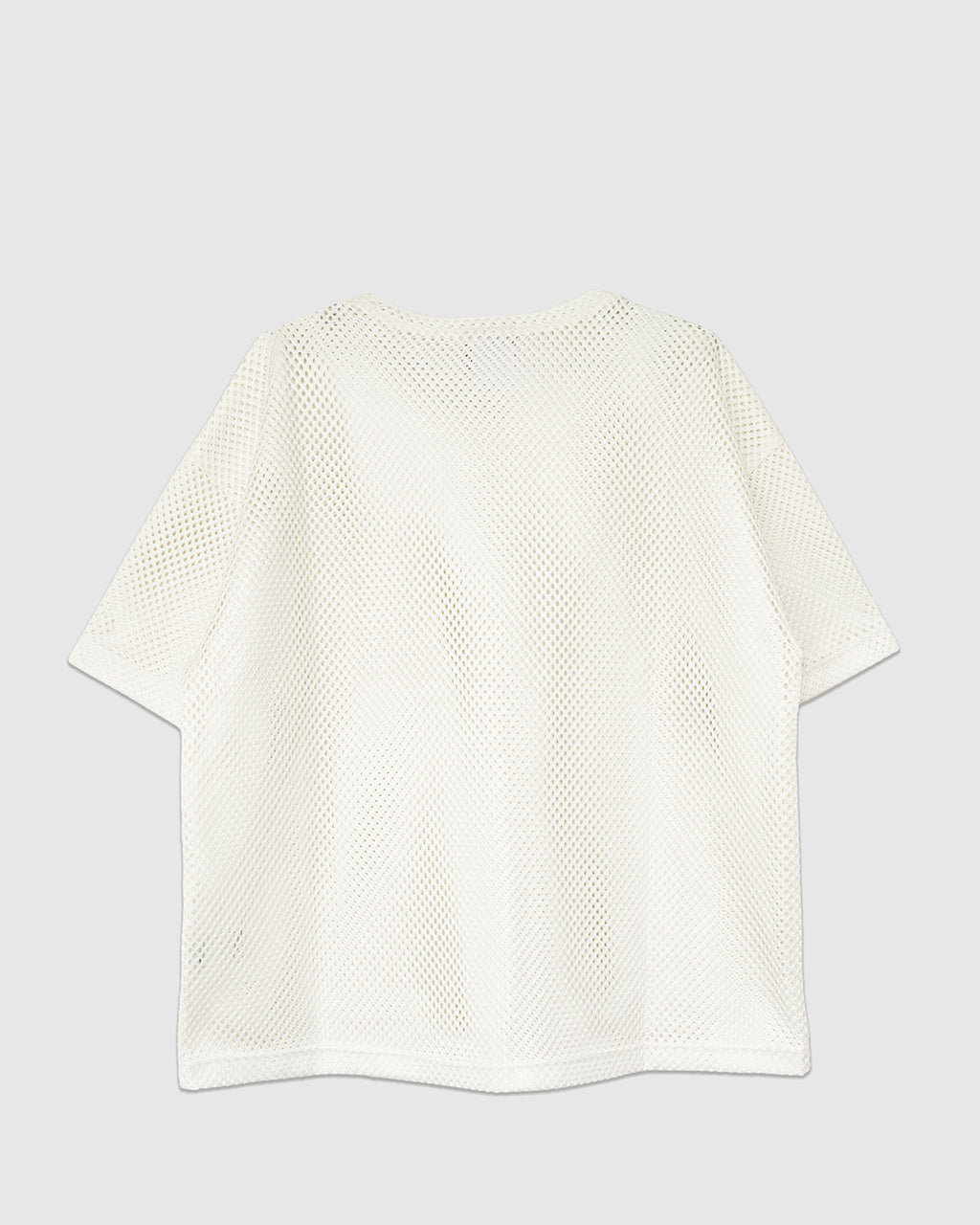 Red Box Mesh T-Shirt White Dune