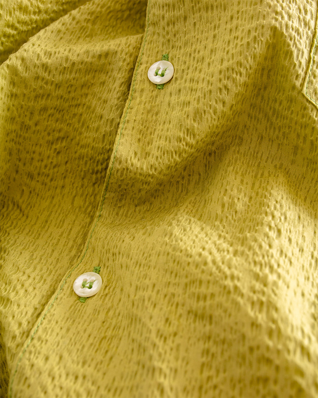 Pear Ripple Camp Shirt Green