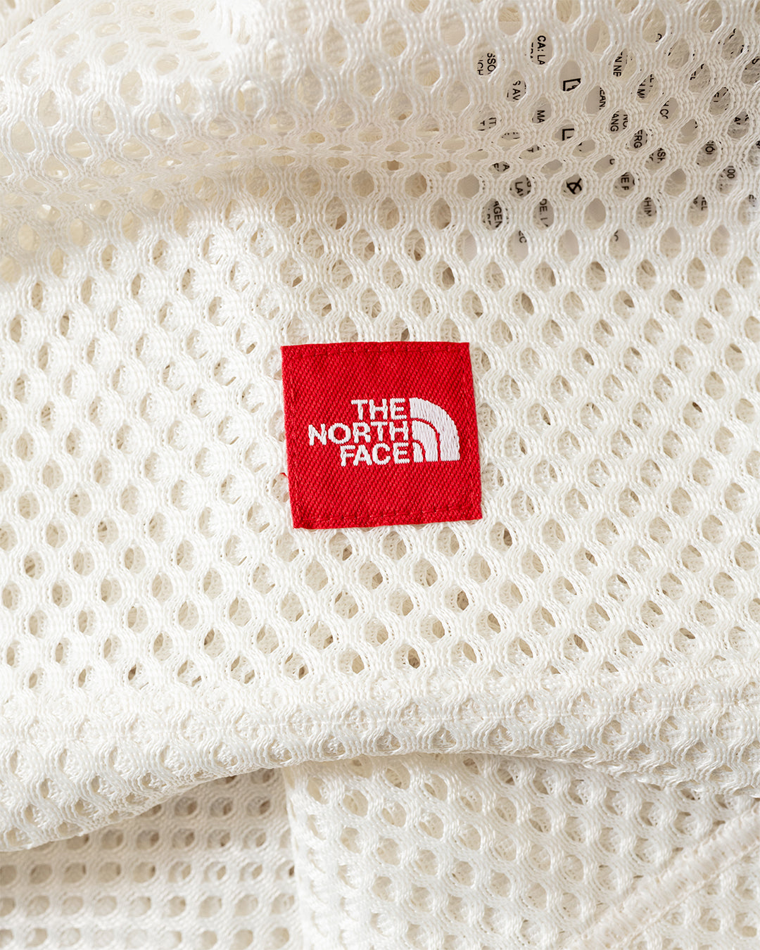 Red Box Mesh T-Shirt White Dune