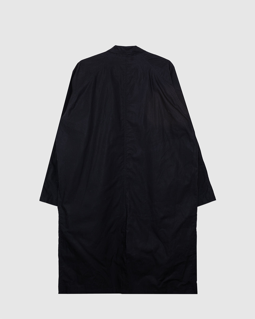 Morten Long Coat Waxed Black