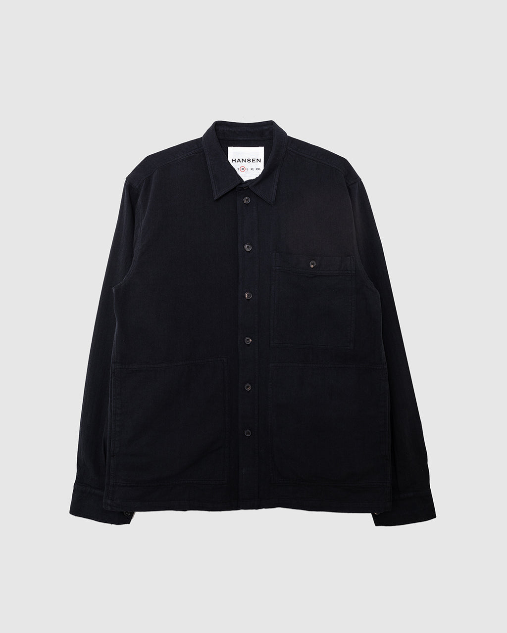 Luka Sturdy Overshirt Black