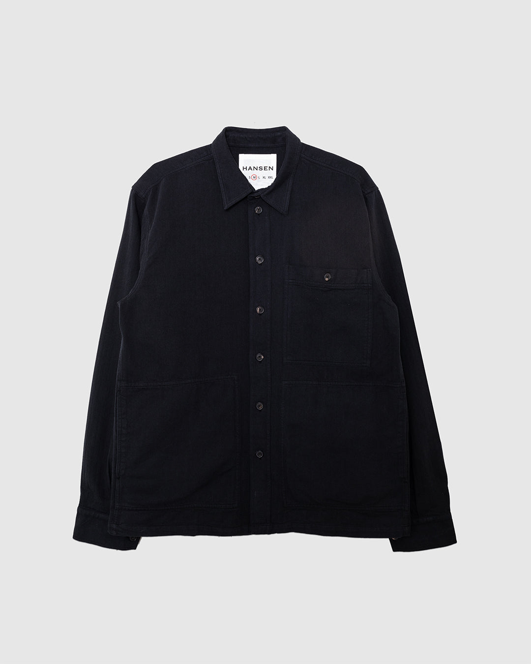 Luka Sturdy Overshirt Black