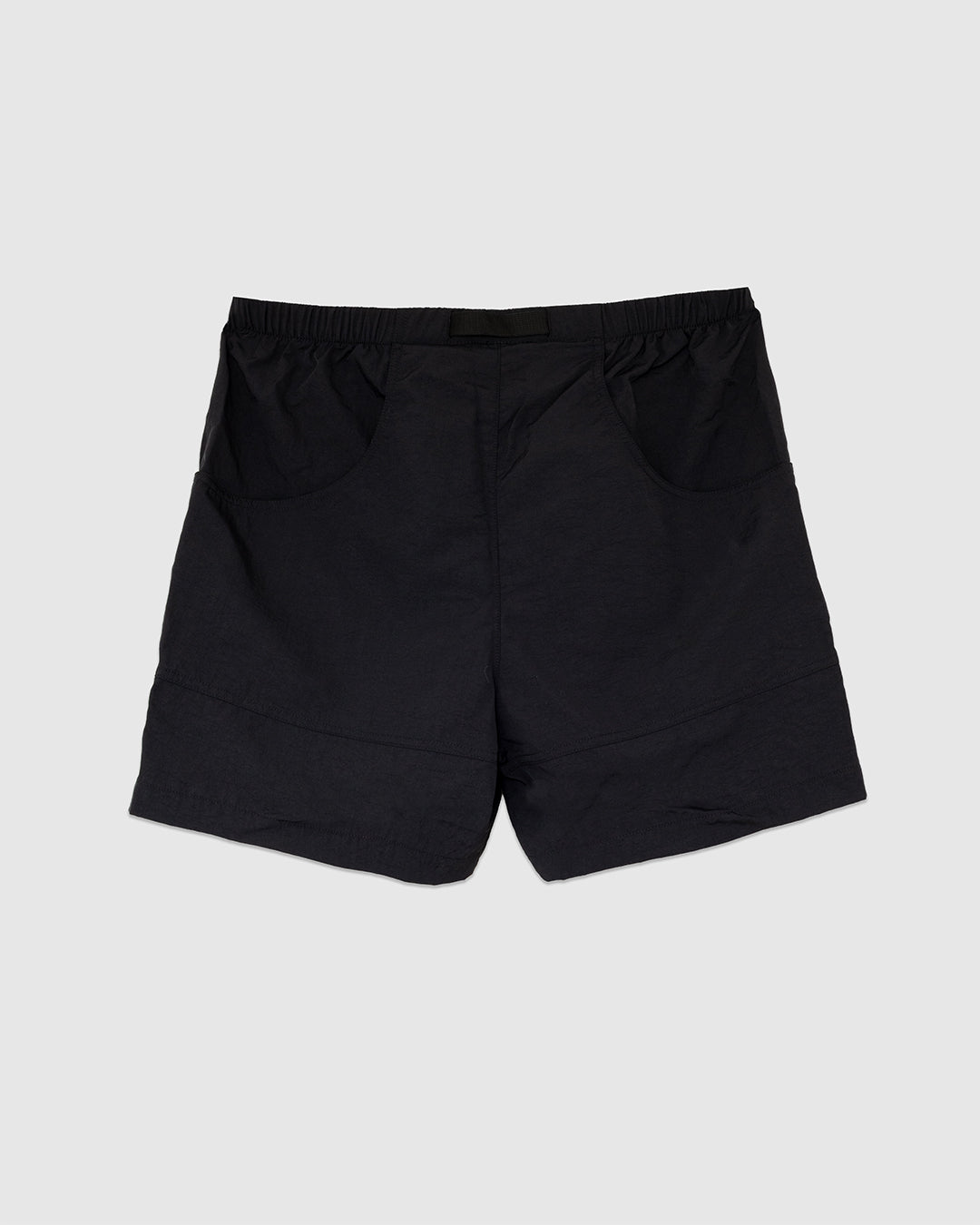 Red Box Nylon Belted Short Black
