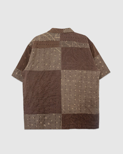 Craft Rohit Shirt Patchwork BPWSS2601 Charcoal Charcoal