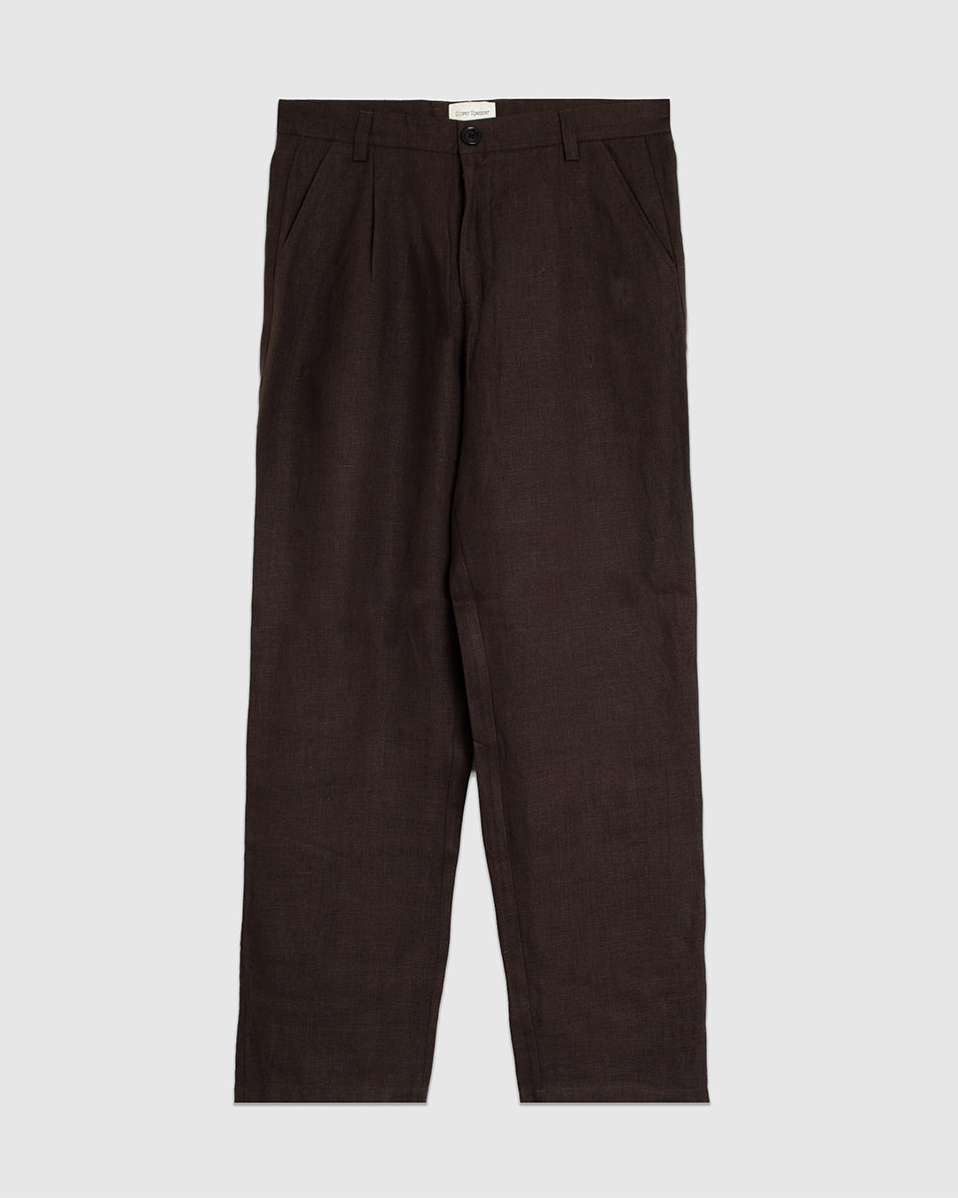 Morton Pleated Trousers Coney Brown