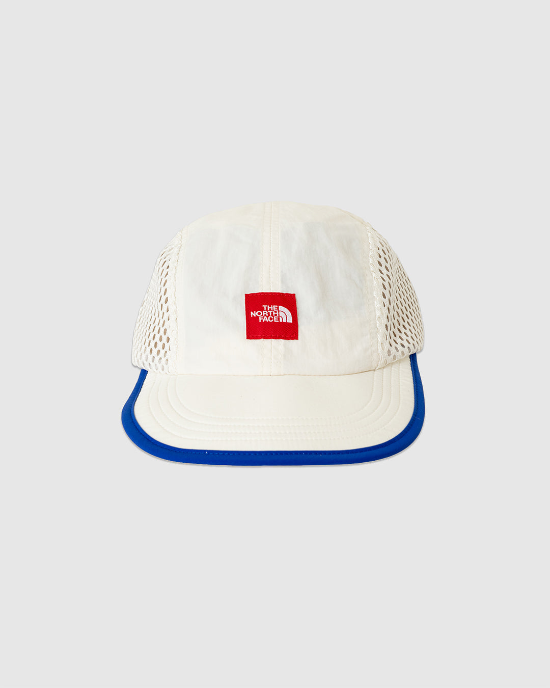 Red Box Mesh Cap White Dune