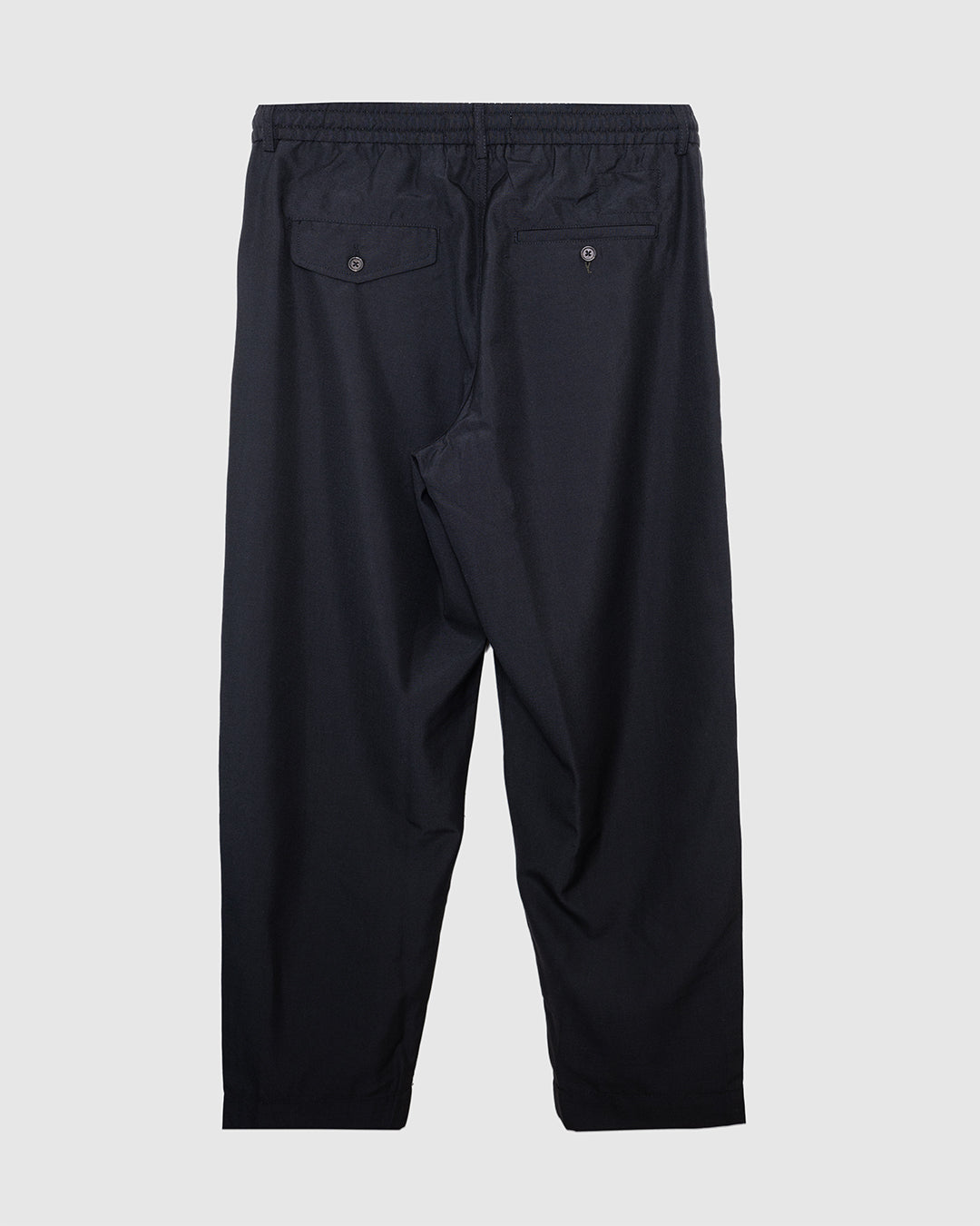 Pleated Track Pant Tropical Suiting Black