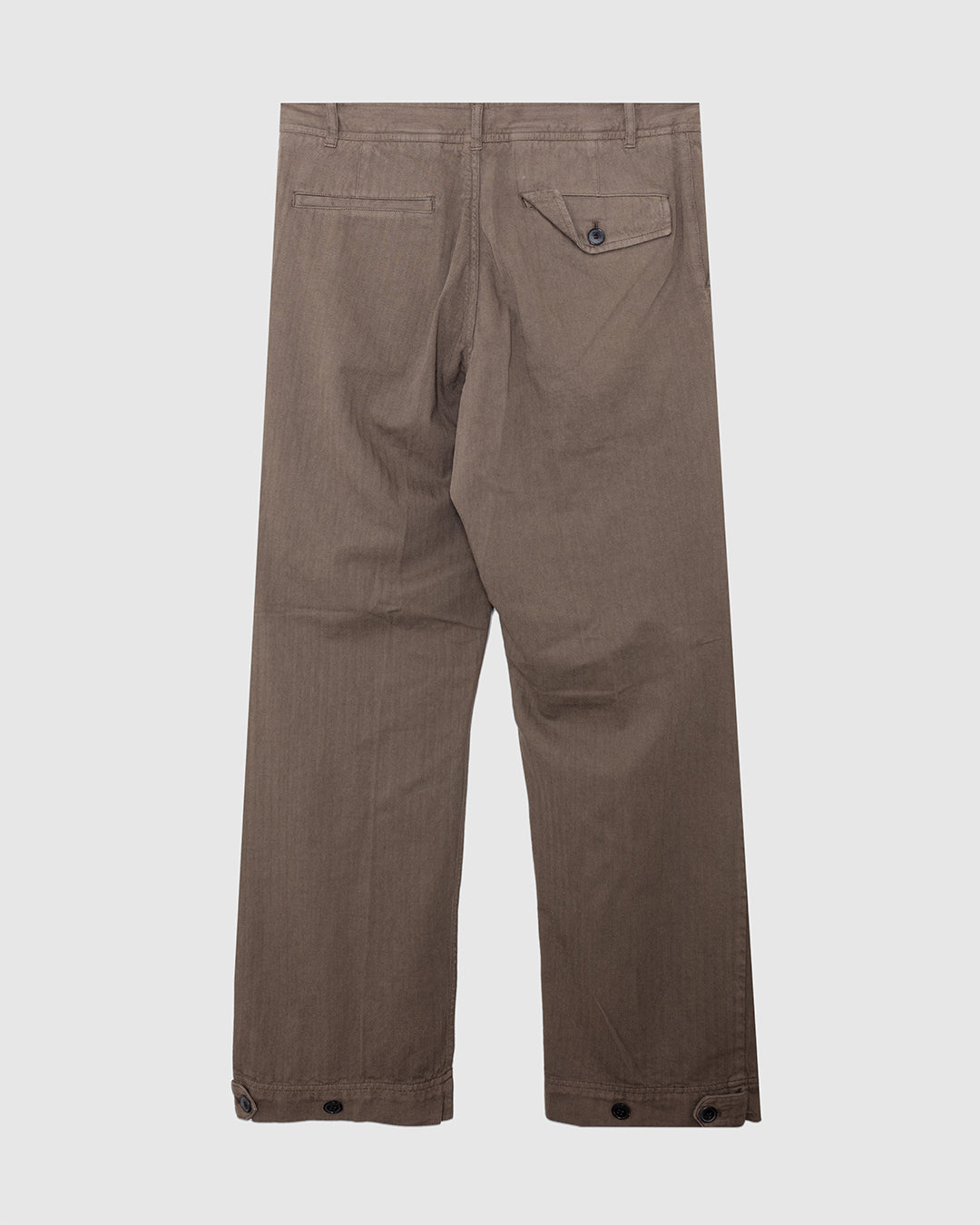 Karlo Wide Cut Utility Trousers Sage