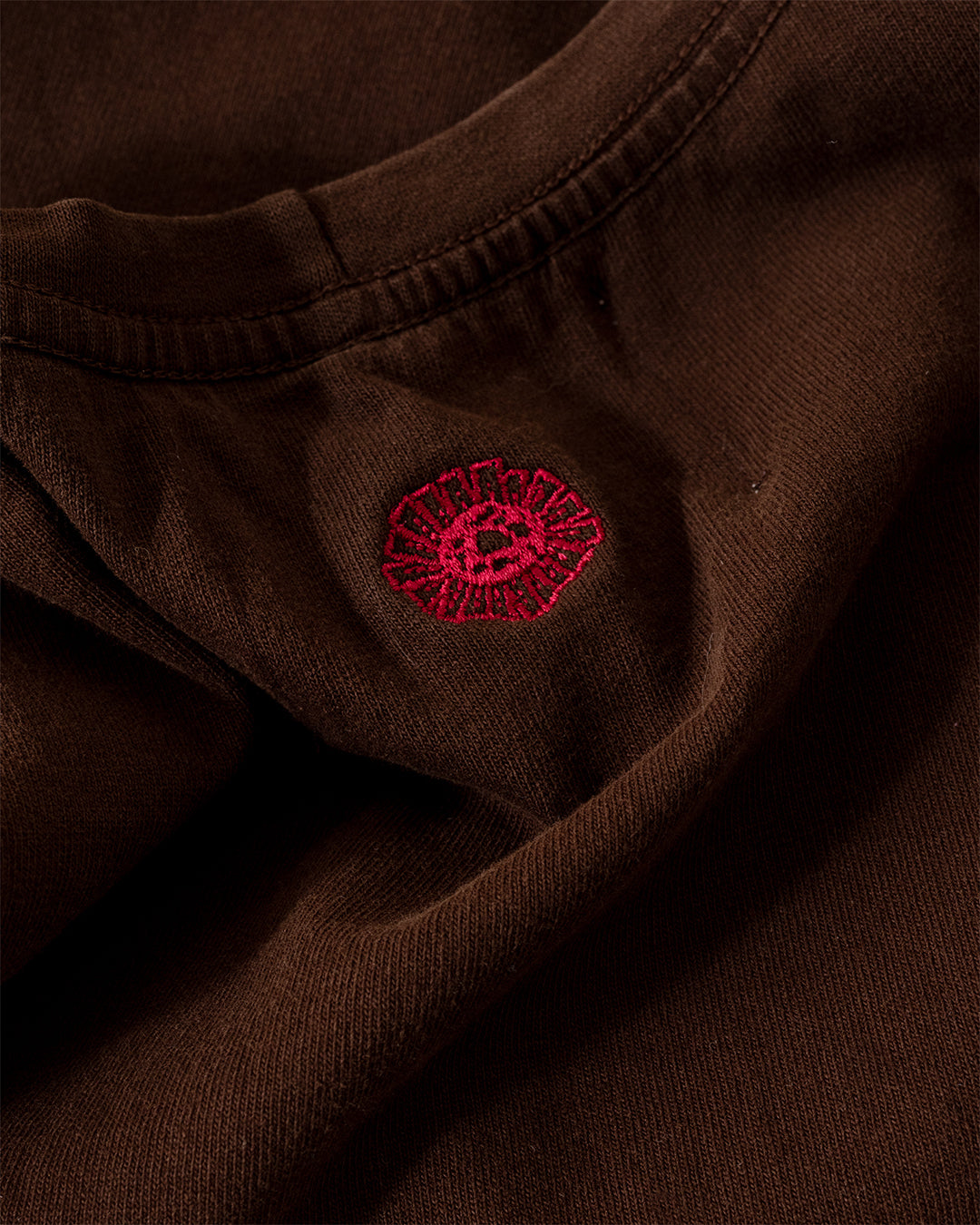 On The Farm Raw Hem Tee Cocoa