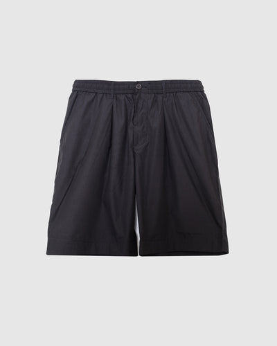 Pleated Track Short Poly Tech Black
