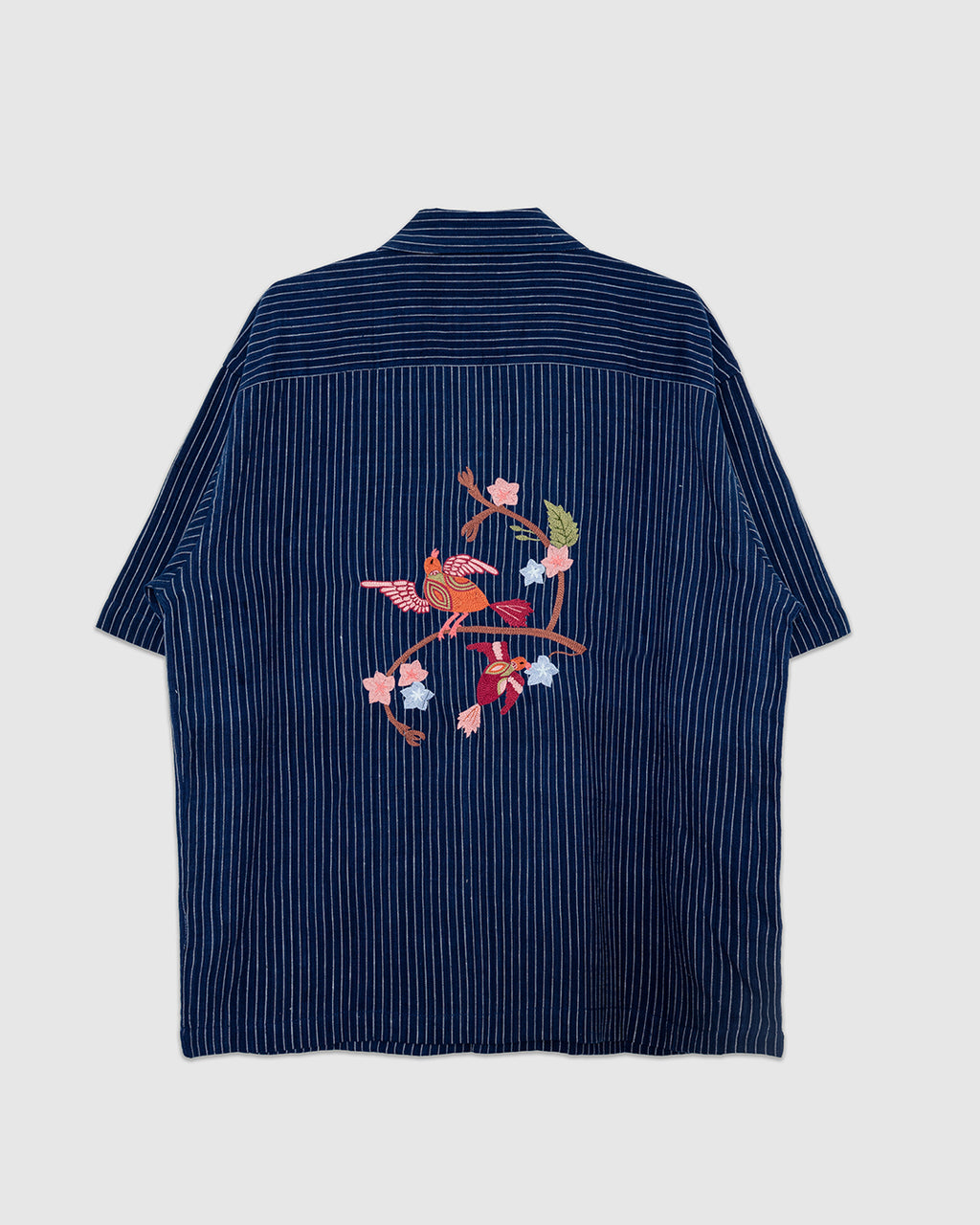 Rohit Shirt Embroidery EMB02I Indigo Indigo