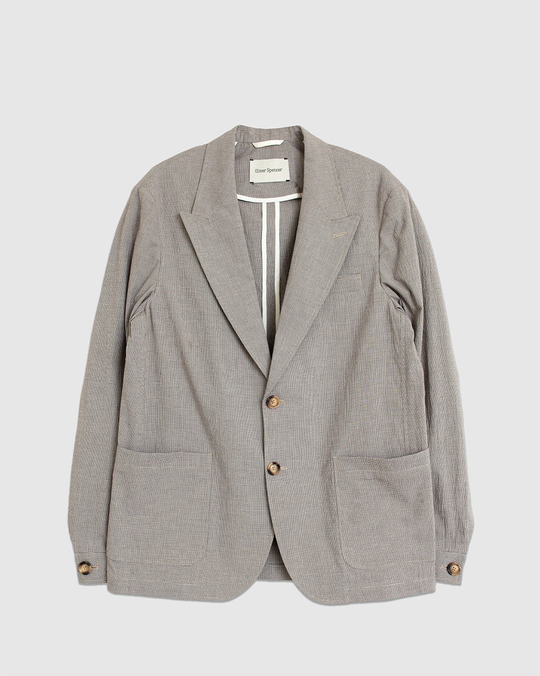 Finsbury Jacket Jensen Brown/White
