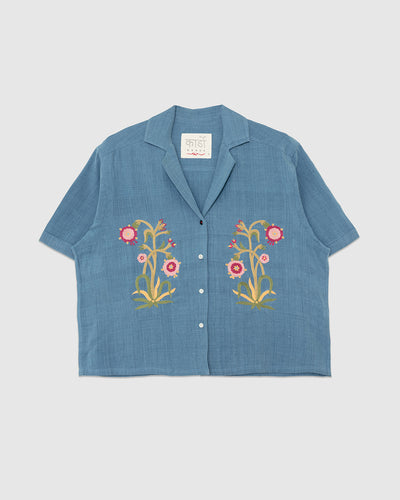 Olivia 2.0 Shirt EMBSS2601 Light Indigo