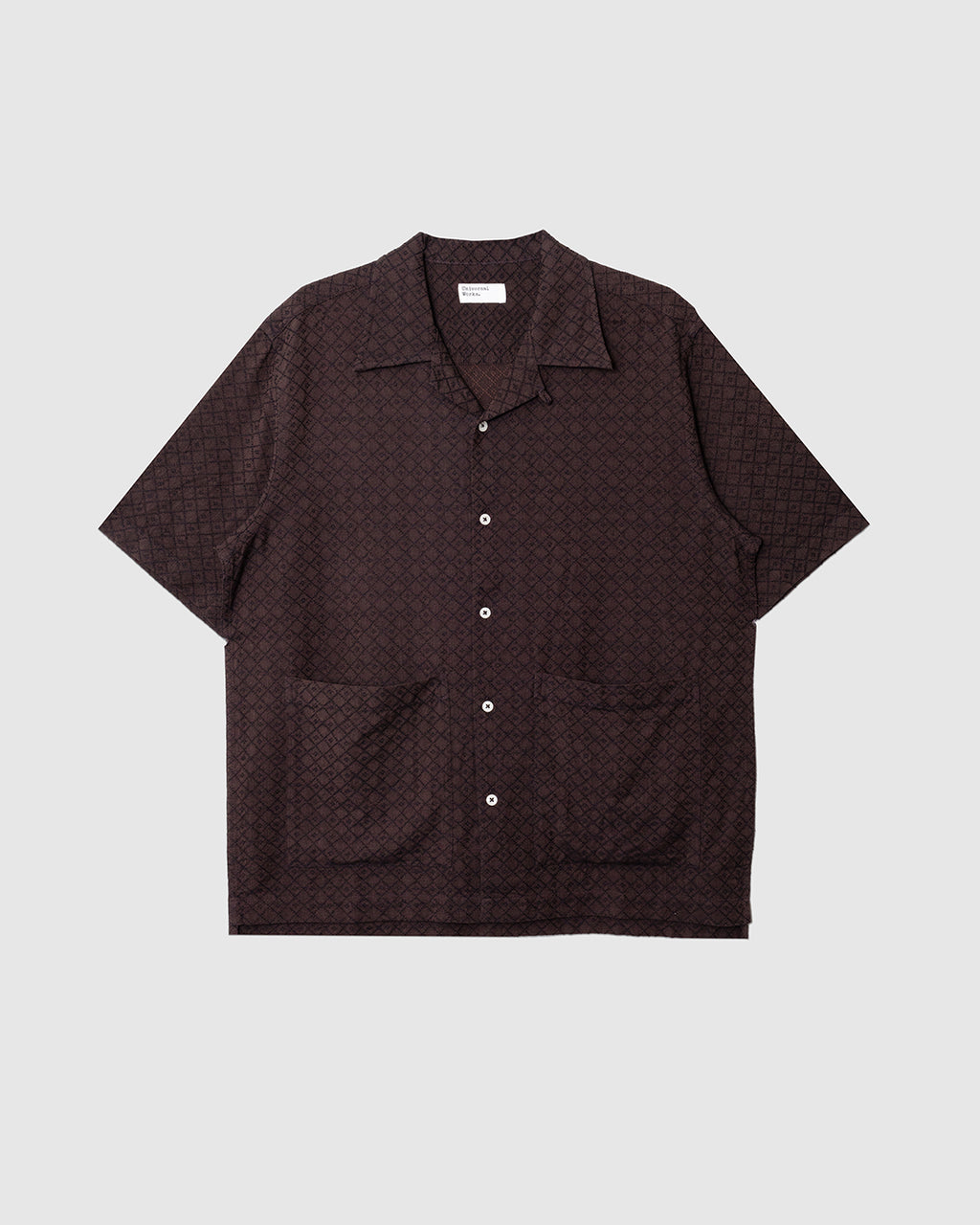 Deck Shirt Diamond Dobby Brown
