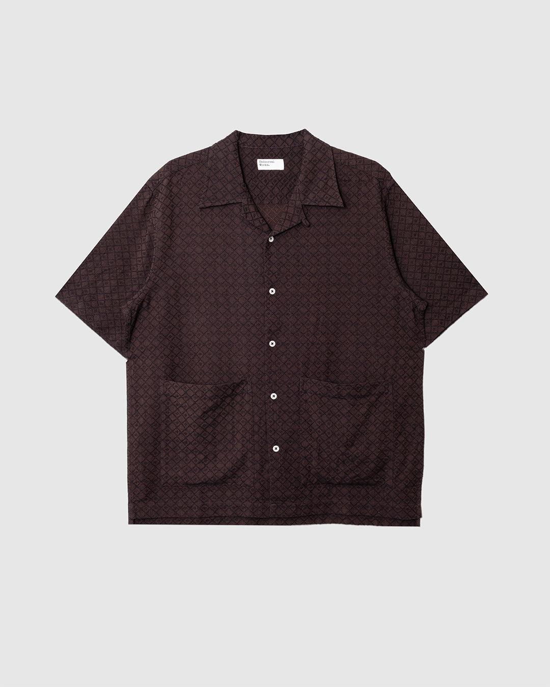 Deck Shirt Diamond Dobby Brown