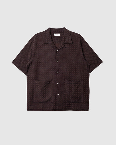 Deck Shirt Diamond Dobby Brown