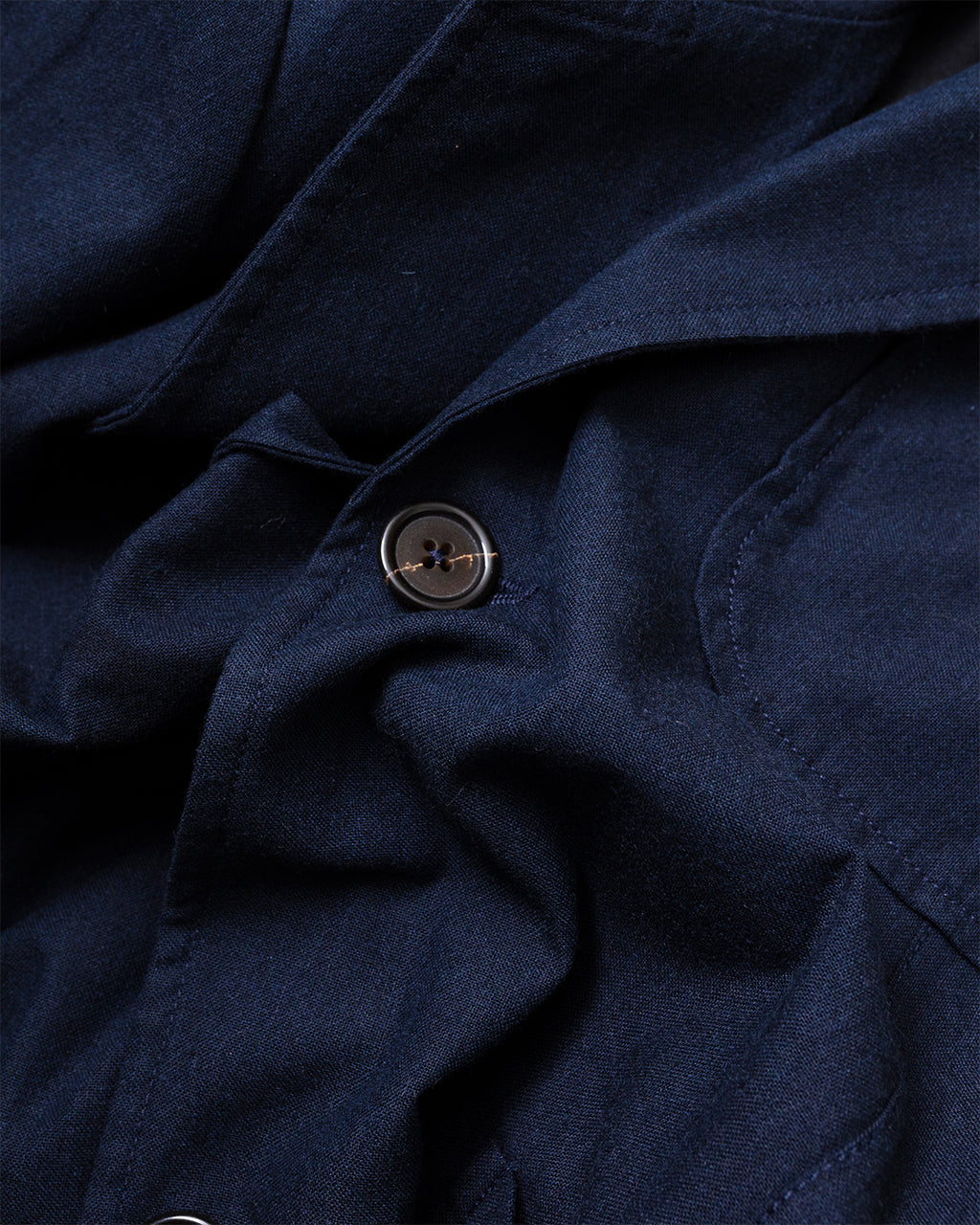 Bakers Overshirt Peached Poplin Navy