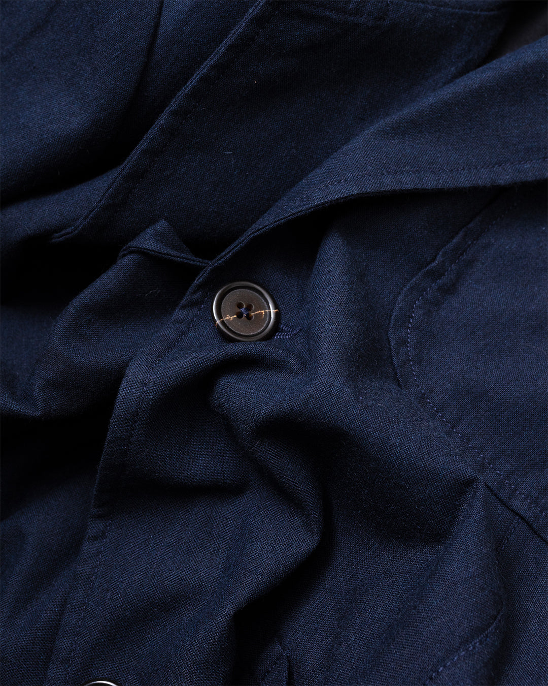 Bakers Overshirt Peached Poplin Navy