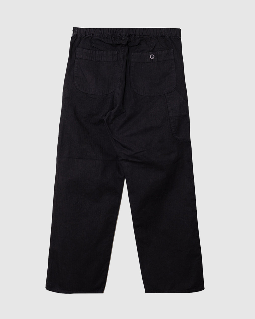 Wide Fit French Work Pants Black