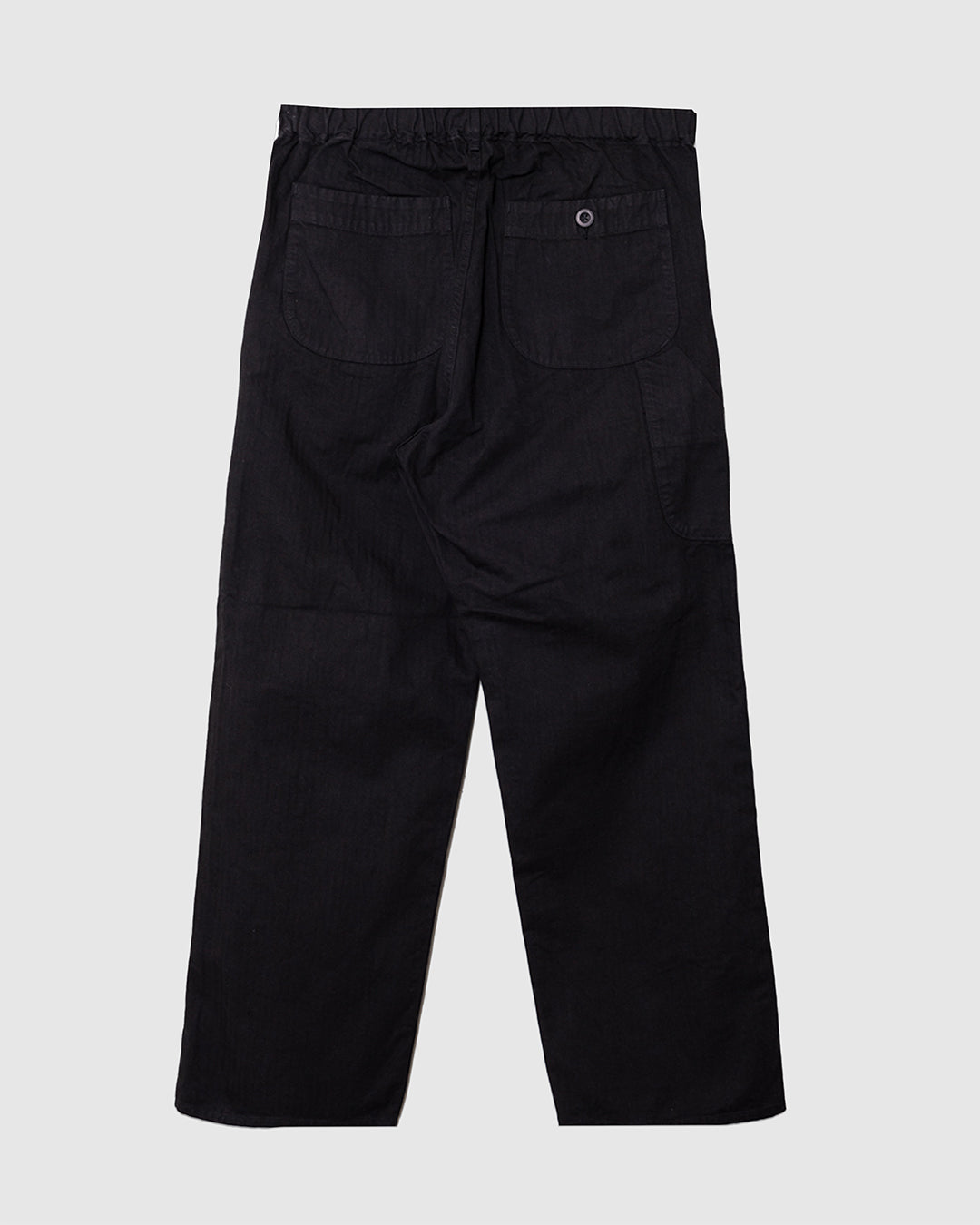 Wide Fit French Work Pants Black