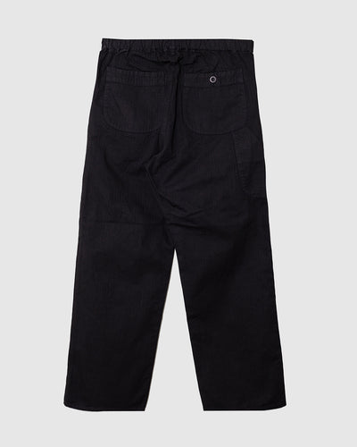 Wide Fit French Work Pants Black