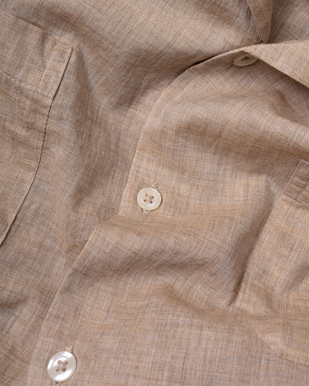 Sal Road Shirt Fine Organic Cotton Beige