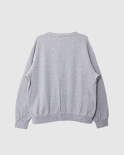 Light Weight French Terry Sweat Shirt Cardigan Heather Grey