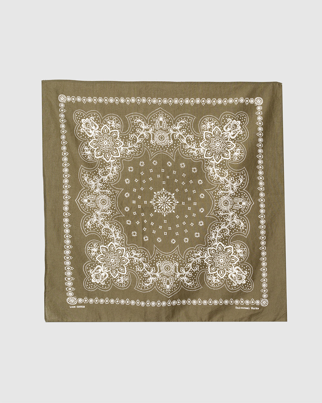 Classic Bandana Neckerchief Olive